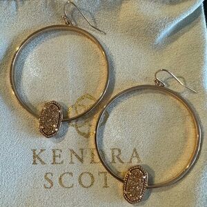 Kendra Scott Rose Gold Hoop Earrings
